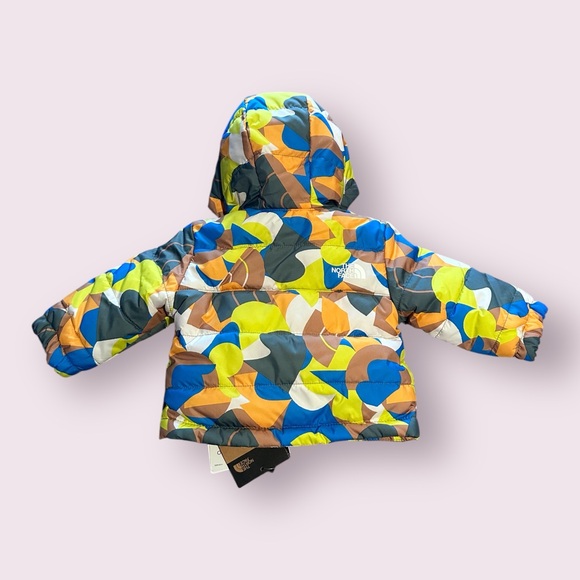 NWT Baby The North Face Reversible Mount Chimbo Geometric Winter Jacket 3-6 Mon - Picture 7 of 13